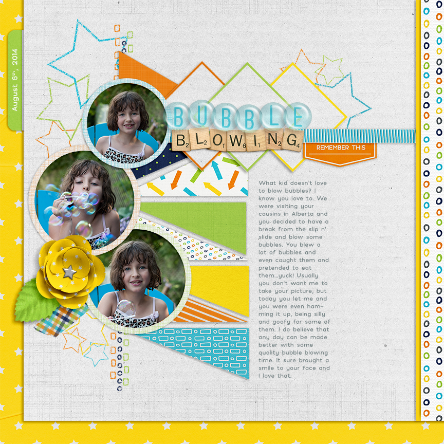 Bubble Blowing - Geometrist layout for Master Of Scrap