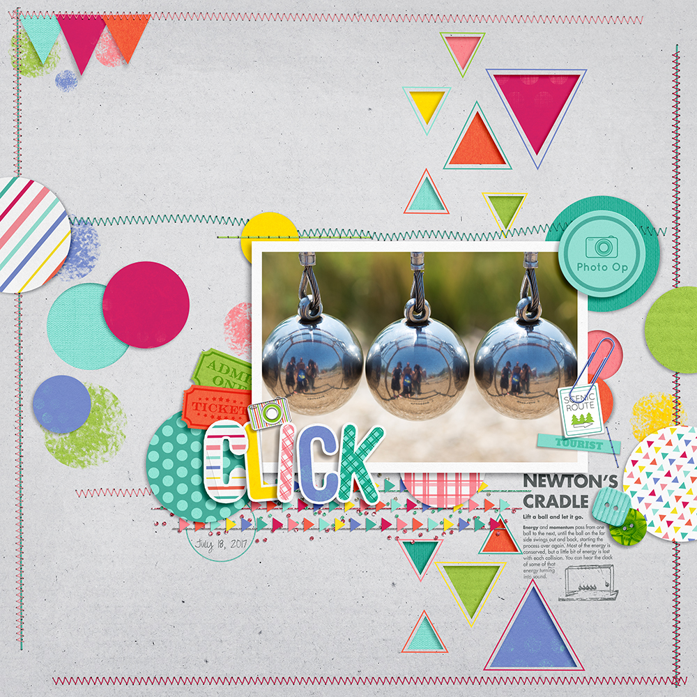 Click - Using Road Trip kit by Loops & Swirls