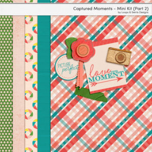 Facebook Fan freebie, Captured Moments - Mini Kit (Part 2) by Loops and Swirls Designs
